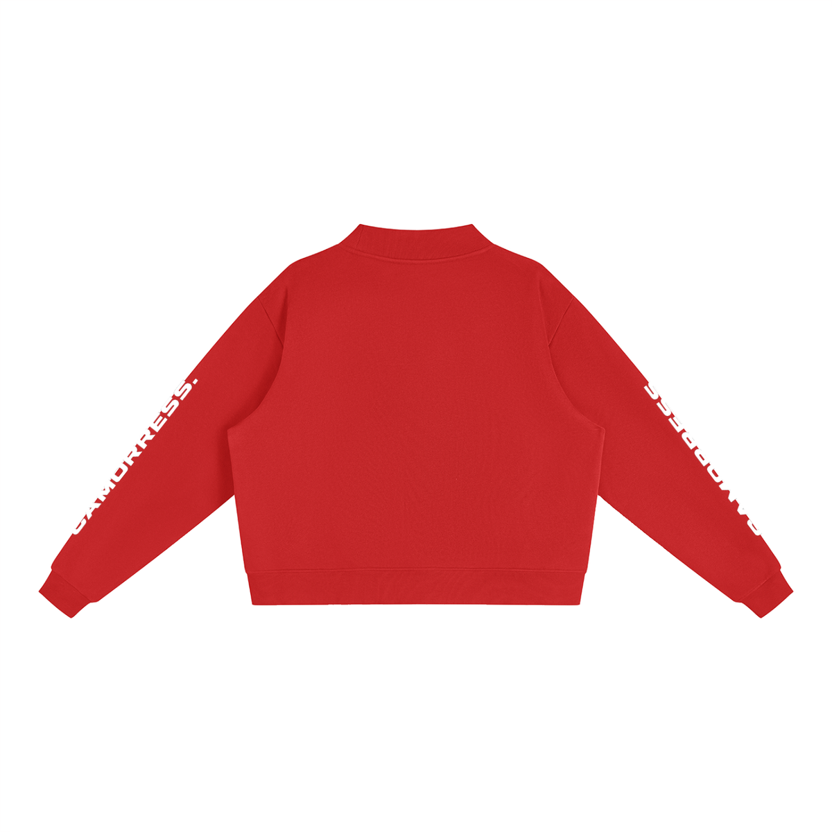 Essential Fleece Mock-Neck Crew Sweatshirt