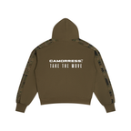 Unisex Boxy Camo Paneled Hoodie