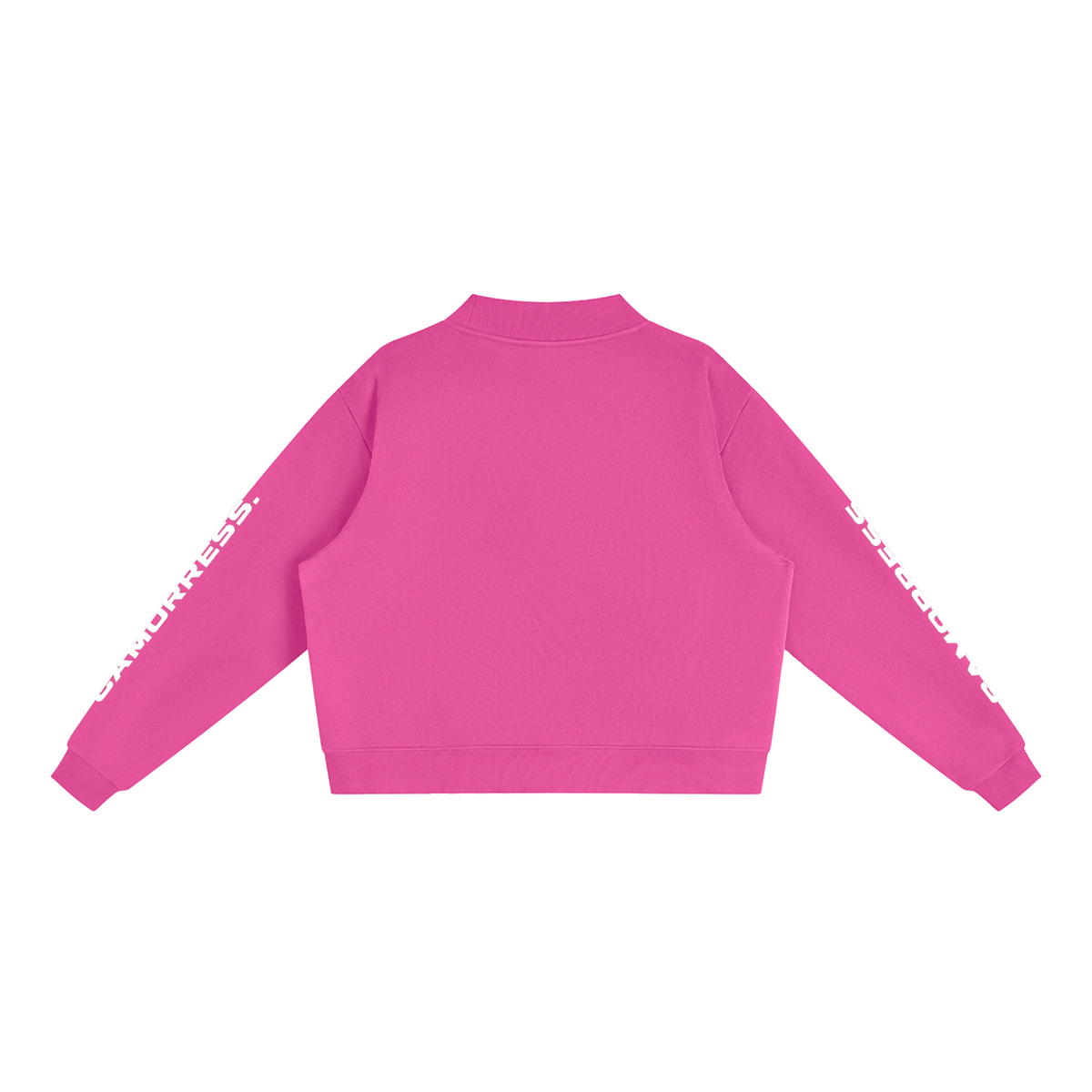 Essential Fleece Mock-Neck Crew Sweatshirt