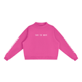 Essential Fleece Mock-Neck Crew Sweatshirt