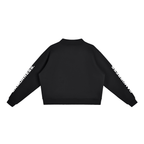 Essential Fleece Mock-Neck Crew Sweatshirt
