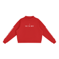 Essential Fleece Mock-Neck Crew Sweatshirt
