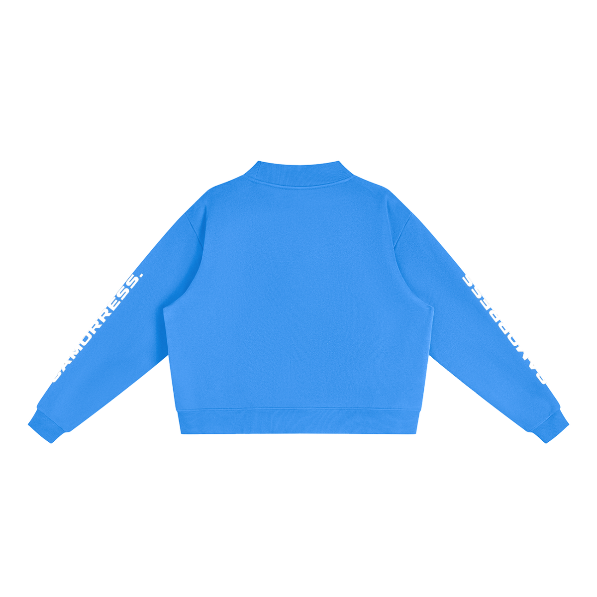 Essential Fleece Mock-Neck Crew Sweatshirt