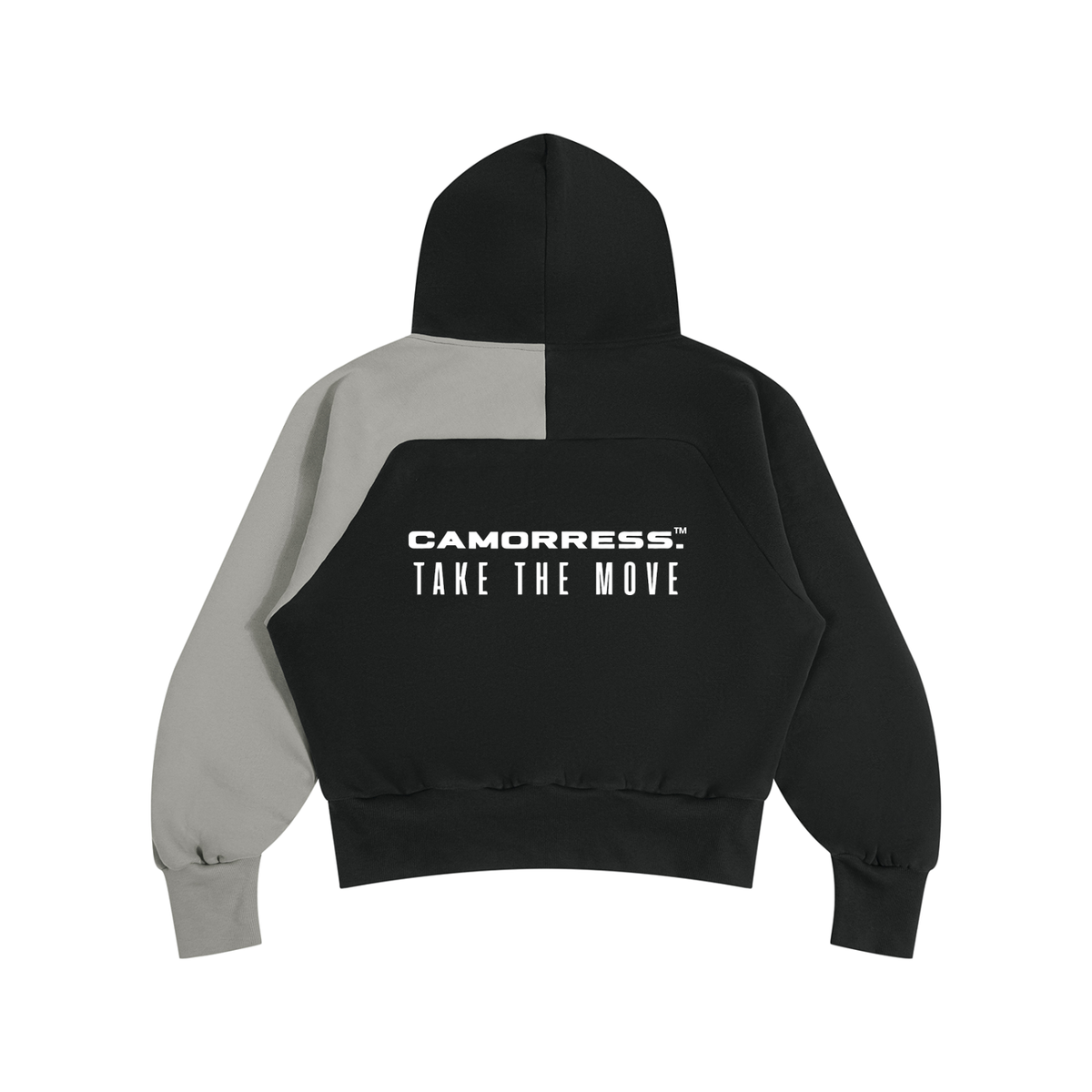 Unisex Color-Block Fleece Hoodie