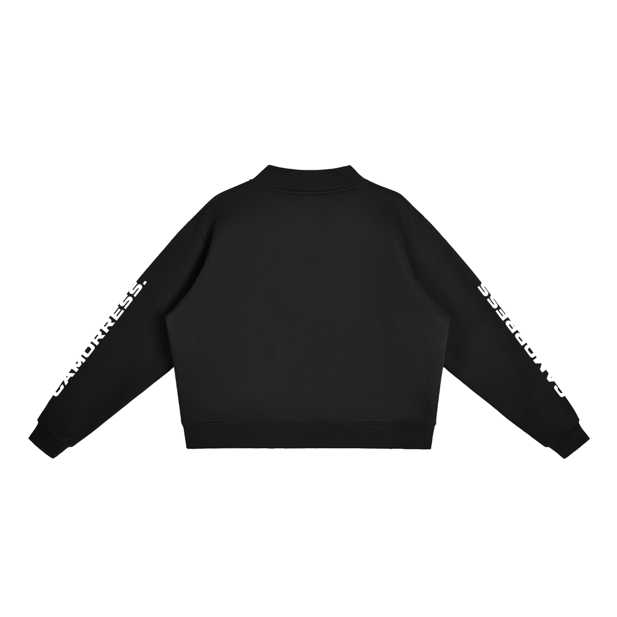 Essential Fleece Mock-Neck Crew Sweatshirt