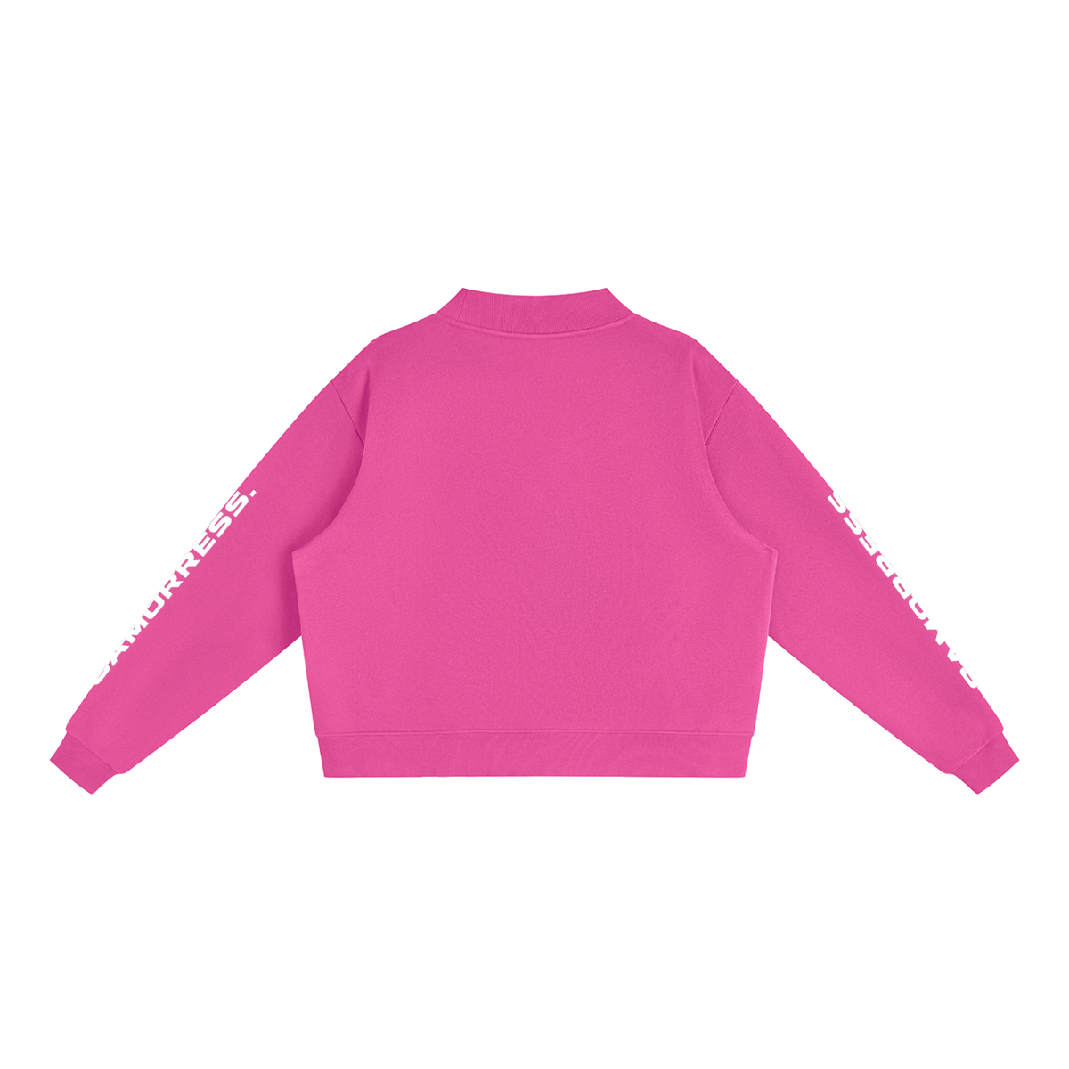 Essential Fleece Mock-Neck Crew Sweatshirt